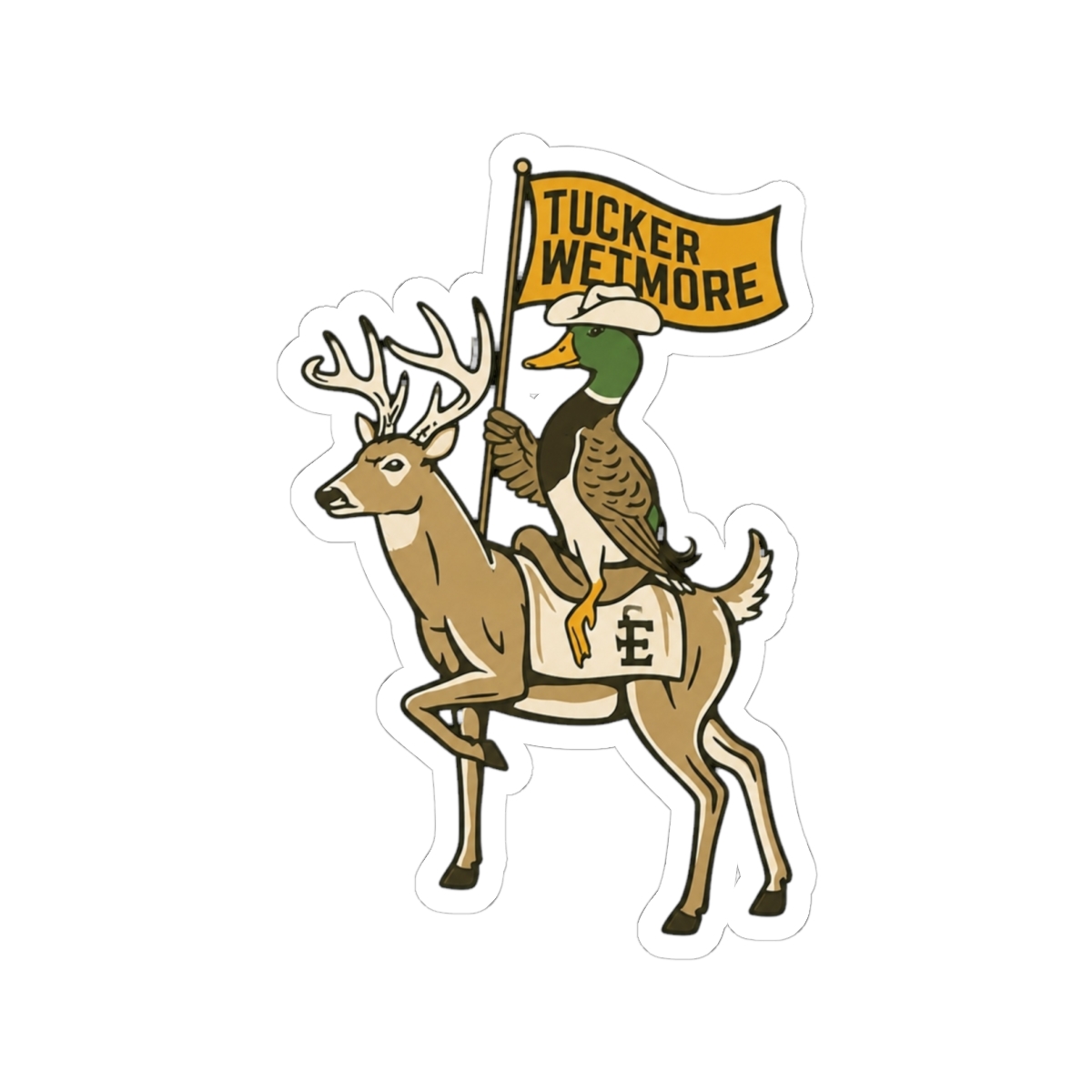 tucker wetmore 2 Sticker - alternate angle 2, merchandise